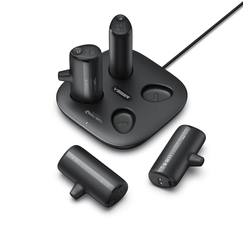 Pogo Kits 4V1 Charing Station Kits with Built-in Connectors for iPhone & Android