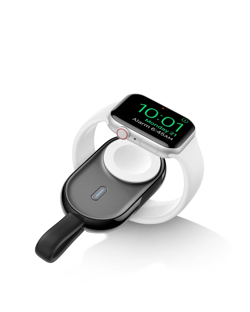 POMME 1200mAh with Built in Cable, Super Compact Wireless Charger for Apple Watch