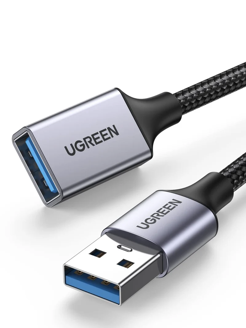 UGREEN USB 3.0 Extension Cable Type A Male to Female Extender 5 Gbps for Computer, External Hard Drive, Printer, Mouse, Keyboard, Hub, Pendrive, PS3 Controller, VR Glasses (2M)