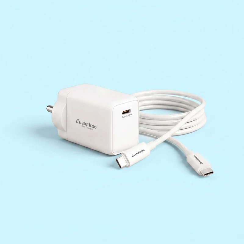 Numen 45 Smallest 45W AVS GaN Charger with 100W 5A Type-C to Type-C cable