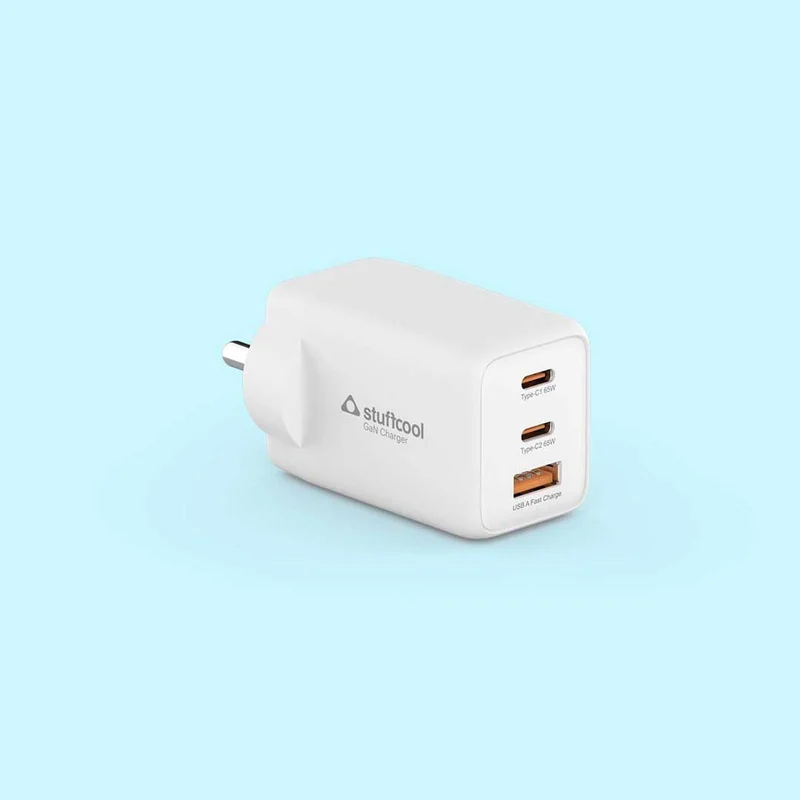 Numen 65W Multi Port 2 Type-C & 1 USB A AVS Gan Fast Charger