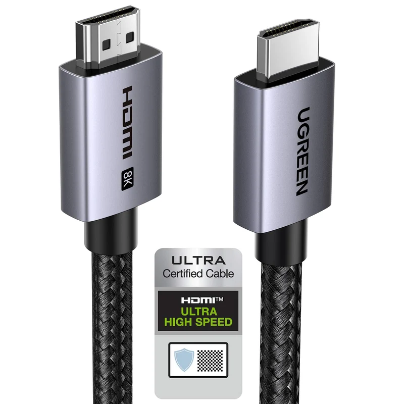 UGREEN 8K HDMI 2.1 Cable Certified 8K 60Hz 4K 240Hz 48Gbps (2M)