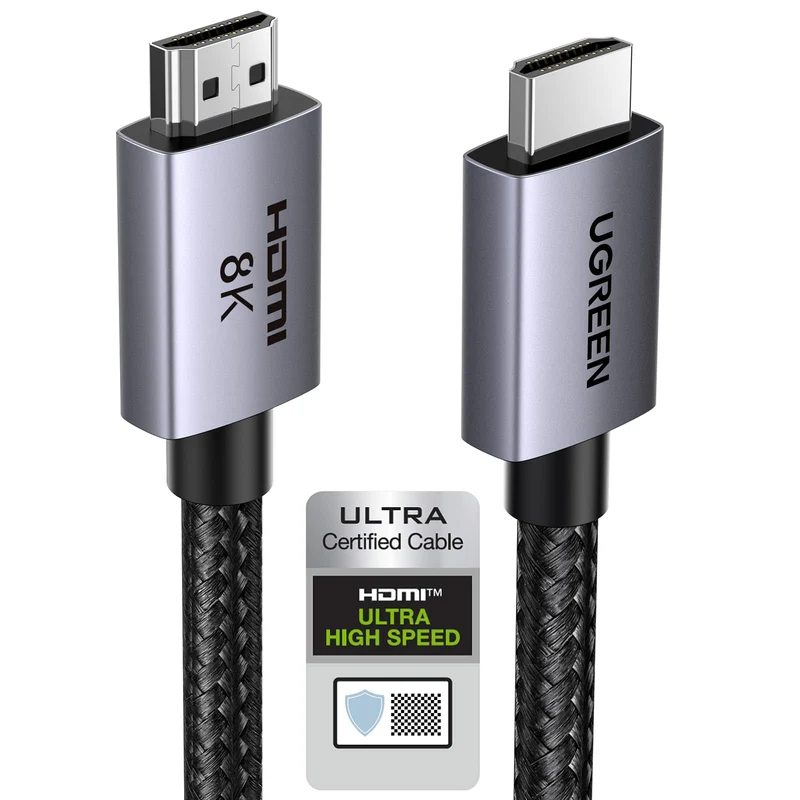 UGREEN 8K HDMI 2.1 Cable Certified 8K 60Hz 4K 240Hz 48Gbps (3M)