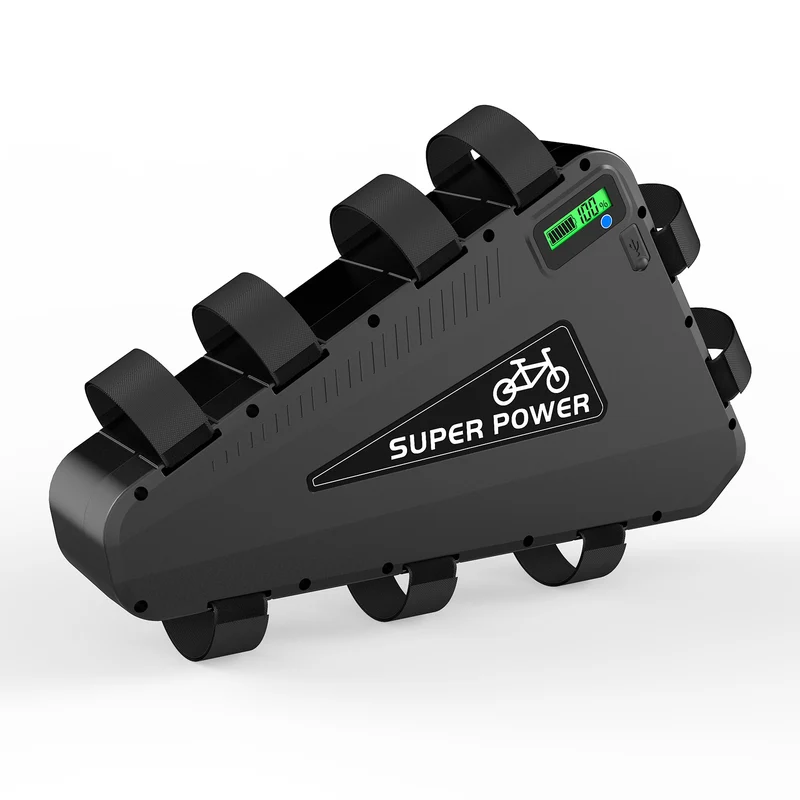 【USA-Lager】P101 48V 60V 72V 20AH 25AH 30AH BMS50-60A Dreieck-Akku mit GPS, LG5000 Zellen, Li-Ionen-E-Bike-Akku