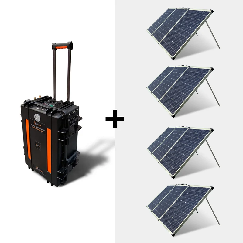 Mobisun PSG1800 Bundle | 3000Wh + 4× 300W Solar