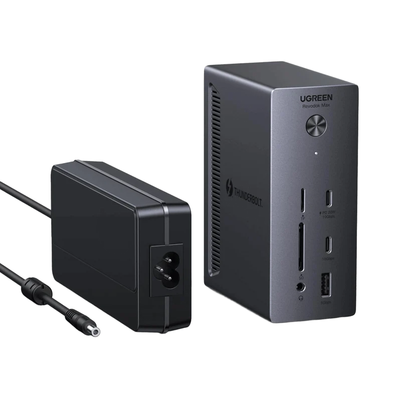 UGREEN Revodok Max 13-in-1 Thunderbolt-4-Dockingstation (40 Gbps, 8K, Dual 4K 60Hz, 96W PD)