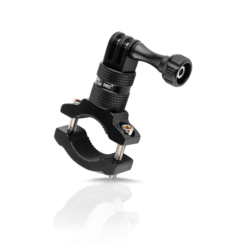 MOJOGEAR Rohrklemme für Actioncam Metall 360° - 15 bis 33mm