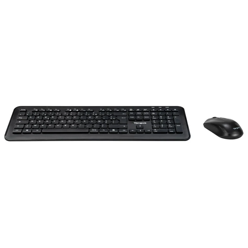 Targus® Kabellose Tastatur-Maus-Kombination in voller Größe - Schwarz (Französisch)