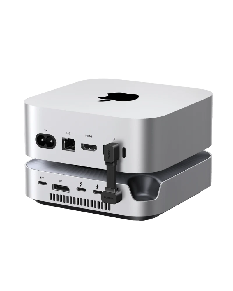 UGREEN Revodok Maxidok 10-in-1 Thunderbolt™ 5 Mac mini Dock with M.2 NVMe SSD Slot, Dual 6K Displays for Mac mini M4/M4 Pro