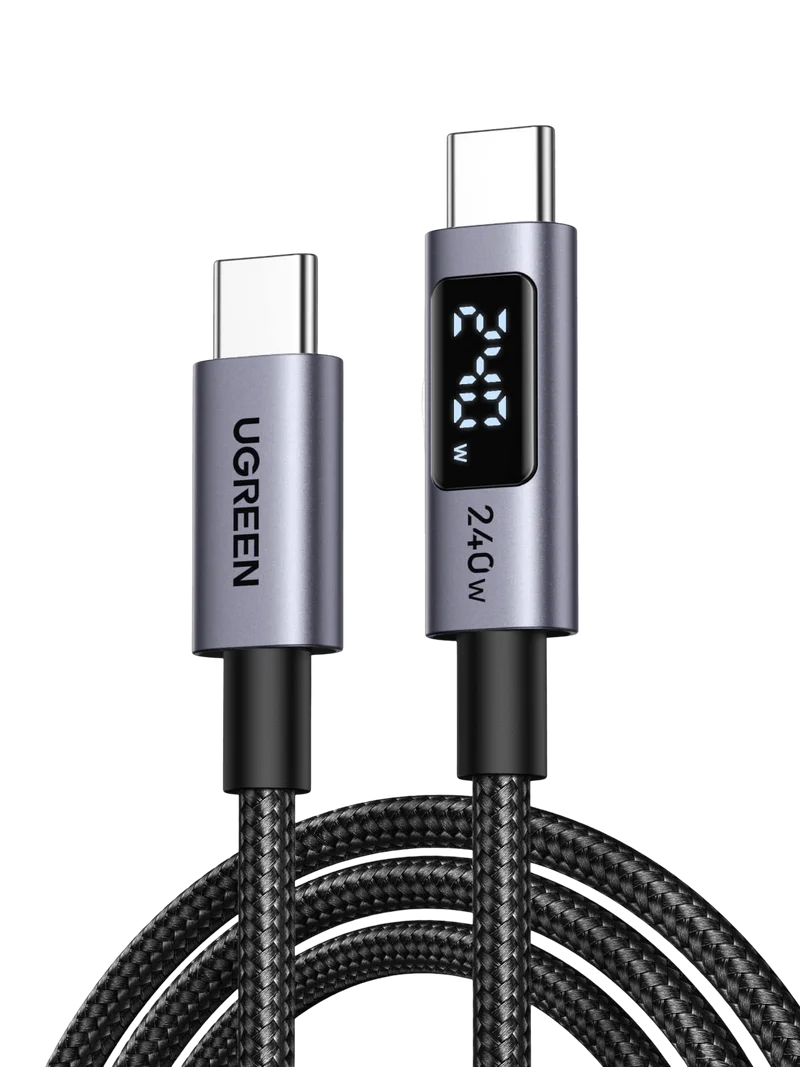 UGREEN USB-C Cable (240W, 2M, Digital Display)