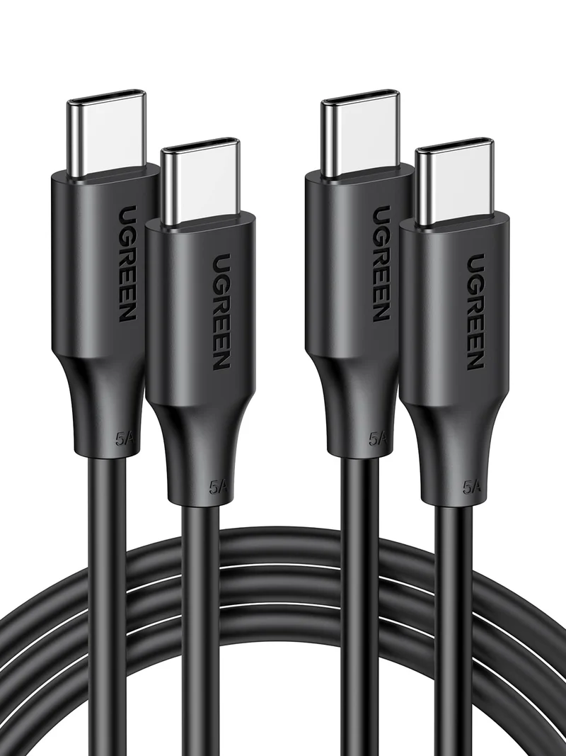 UGREEN USB C to USB C Cable, 2 Pack 100W 1M