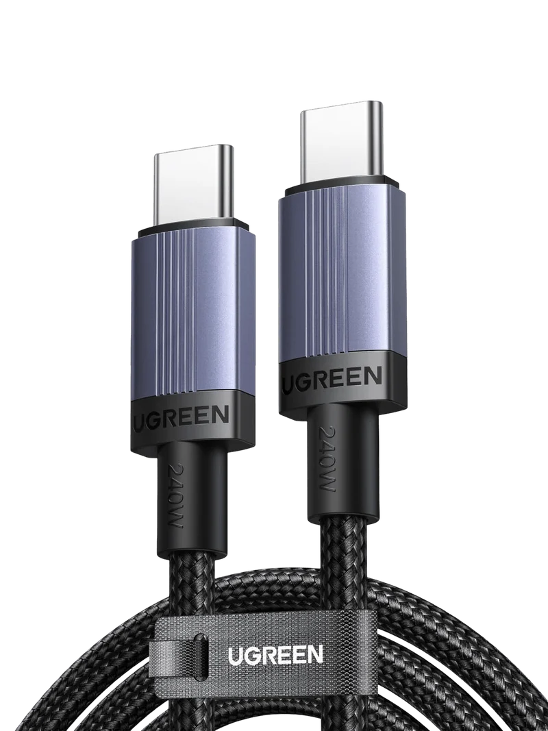 UGREEN USB-C Fast Charging Cable (240W, E-Marker Chip, 480Mbps)