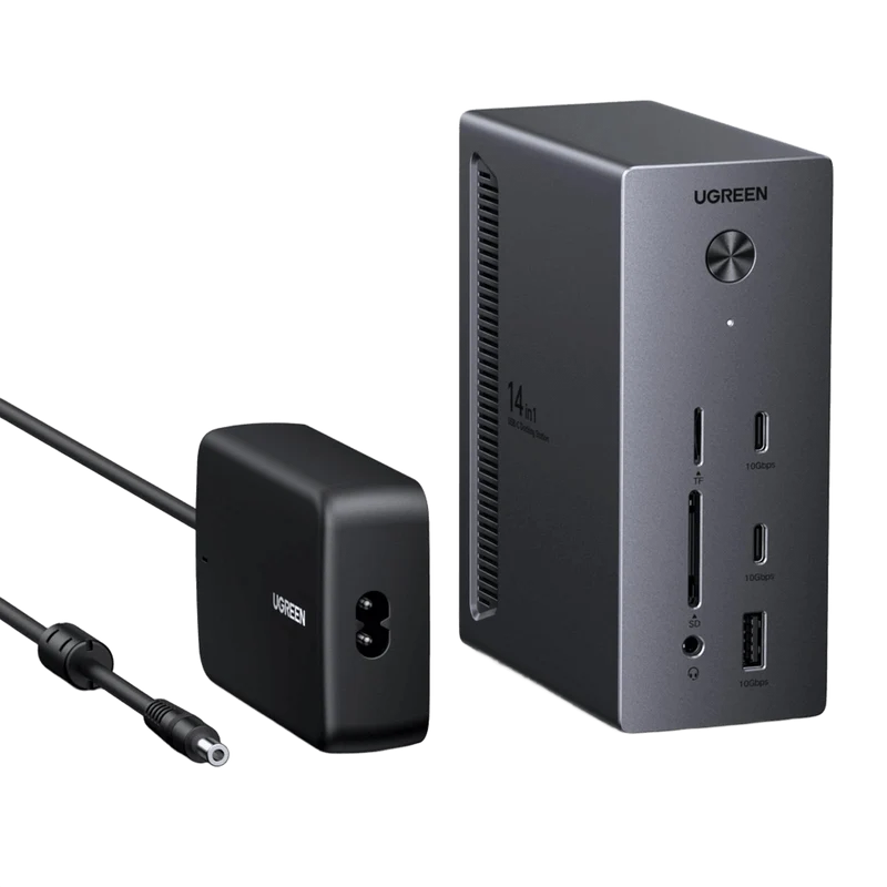 UGREEN Revodok Pro 14-in-1 USB-C-Dockingstation (10 Gbps, Triple 4K)