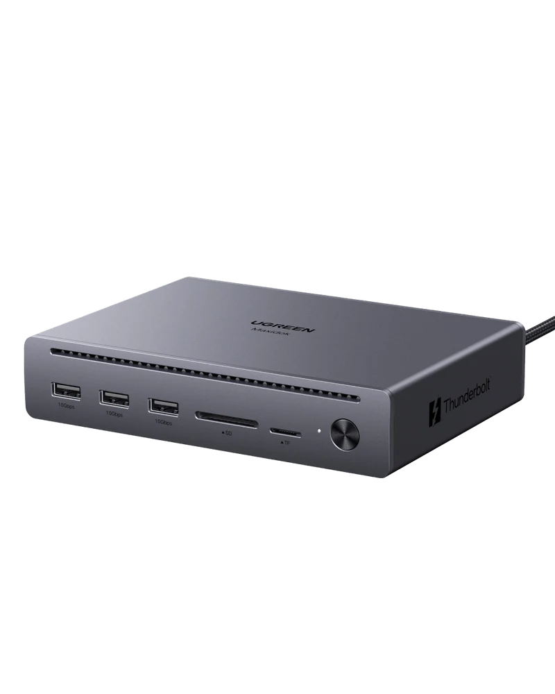 UGREEN Maxidok 10-in-1 Thunderbolt™ 5 Dockingstation mit Gigabit-Ethernet