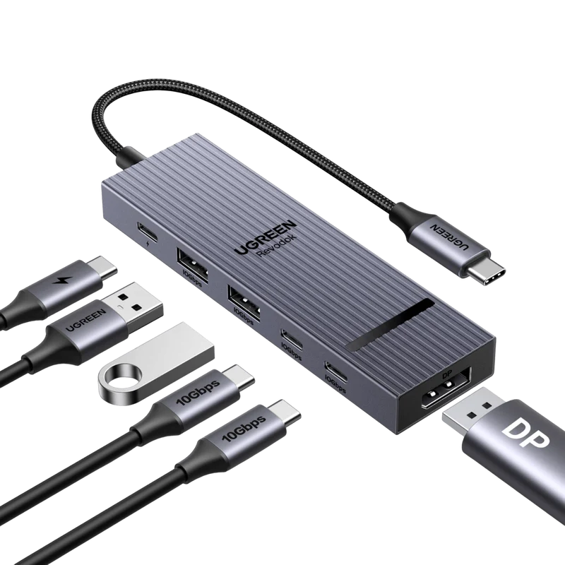 UGREEN Revodok Pro 1062 Dockingstation (6 Ports, 4K@60Hz, 10Gbps, 100W)