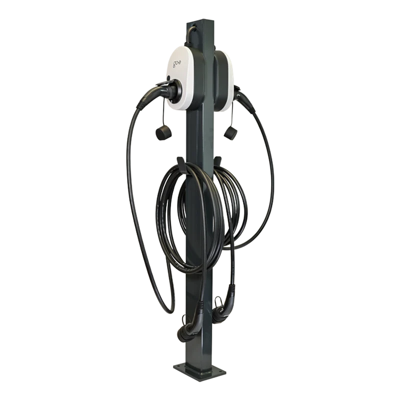 go-e twin Standfuß mit Kabelhalterung