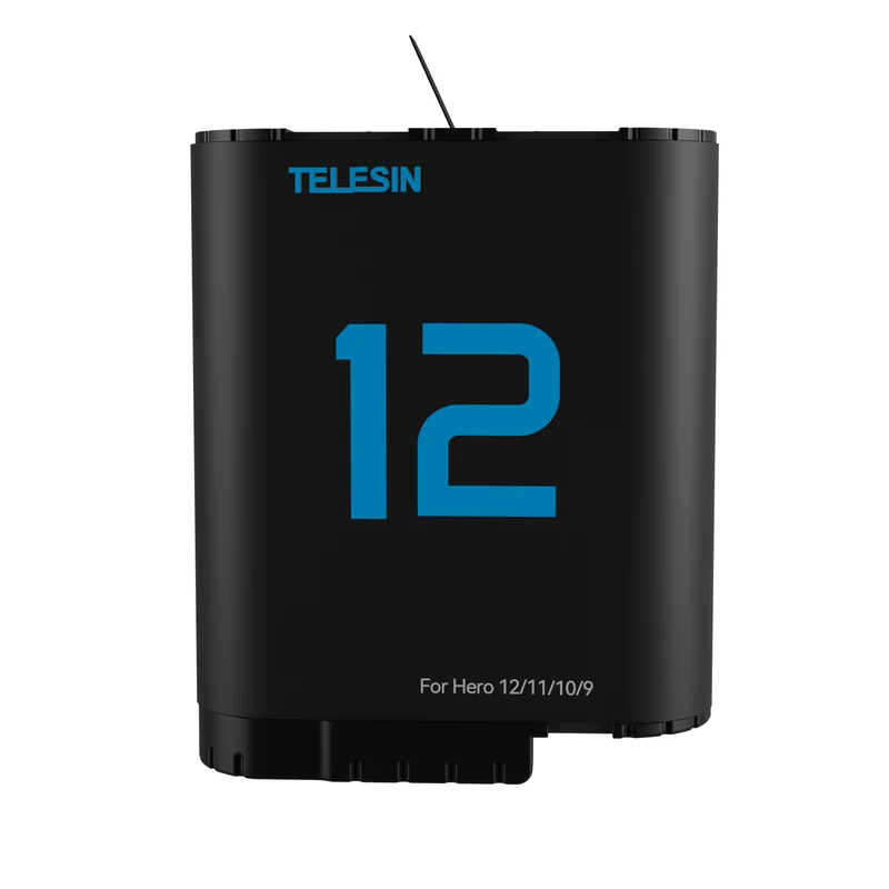 Teleskopakku (Doppelbogen) für GoPro 9 / 10 / 11 / 12 – 1720 mAh