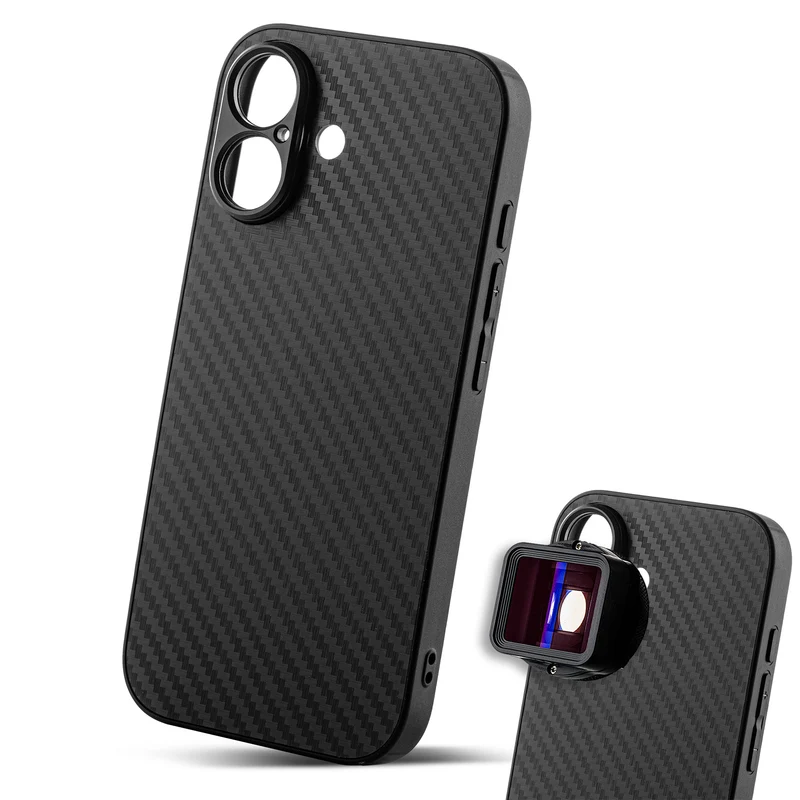 MOJOGEAR 17mm Objektivhülle für iPhone 17 - Carbon