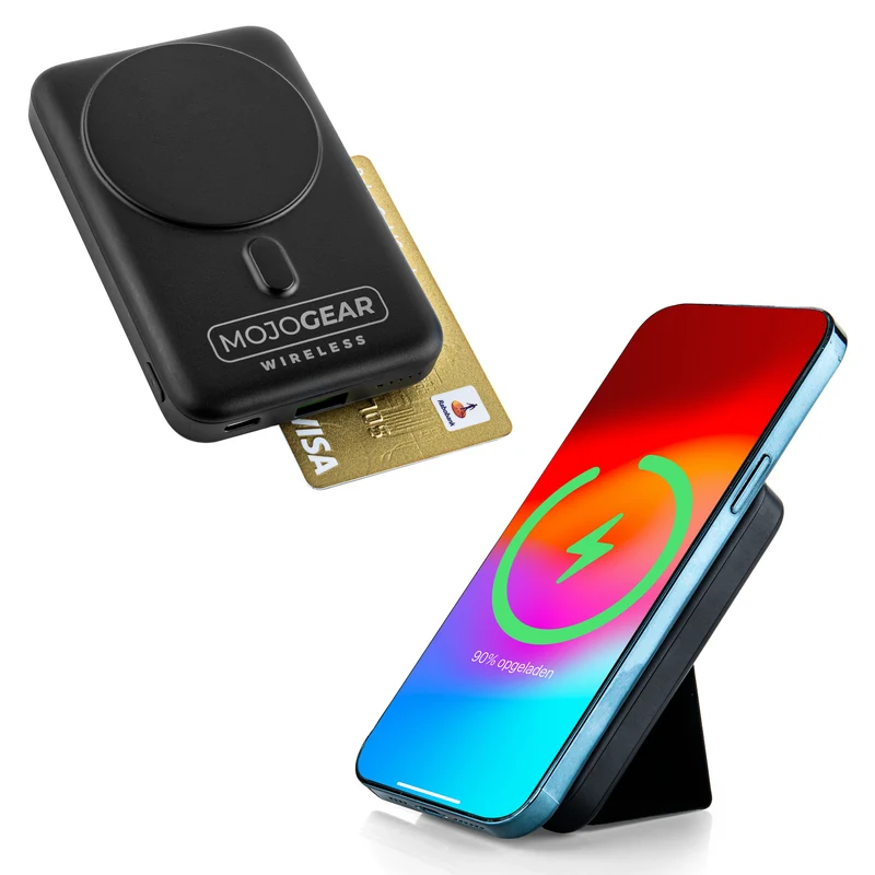 MOJOGEAR Kabellose MagSafe Powerbank 10.000 mAh – Schwarz