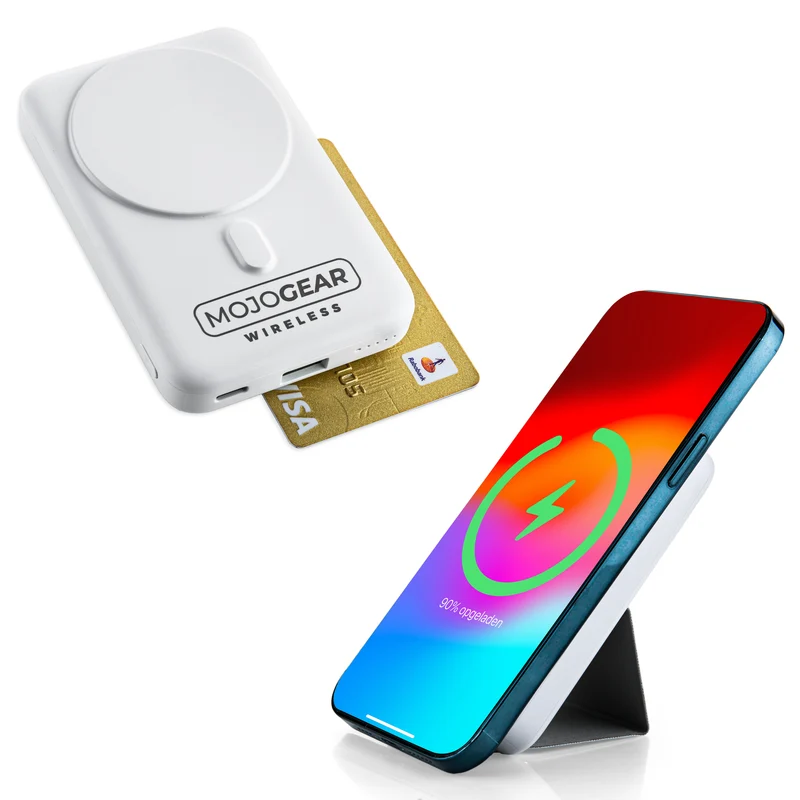 MOJOGEAR Kabellose MagSafe Powerbank 10.000 mAh – Weiß