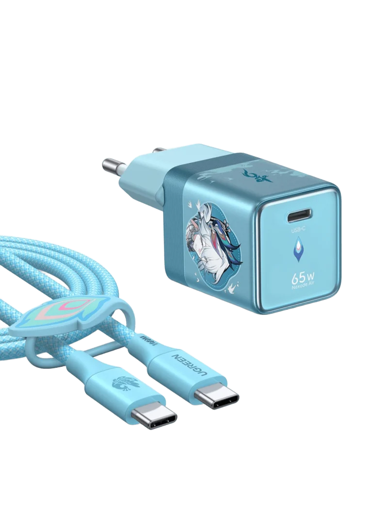 UGREEN x Honkai: Star Rail Nexode Air Mini-Ladegerät (65 W, GaN, USB-C-Kabel, TÜV-zertifiziert)