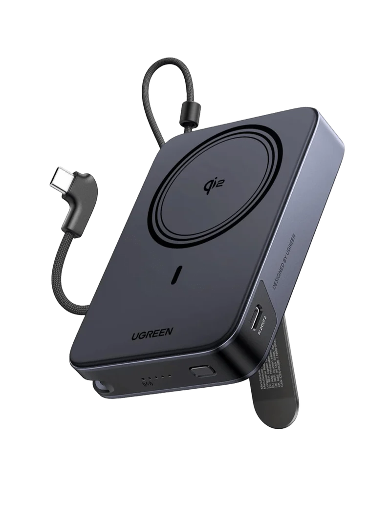 UGREEN Zapix Wireless Magnetische Powerbank (MagSafe,10000mAh, Qi2 15W, 30W USB-C Kabel )