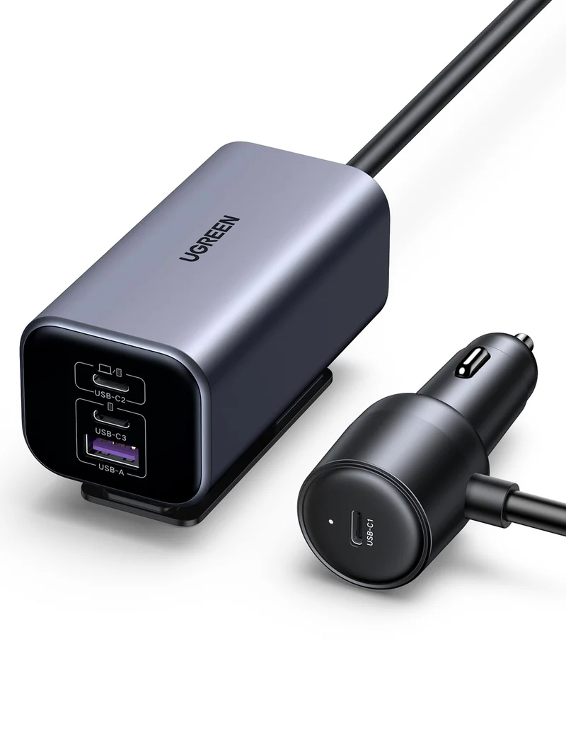 UGREEN PD3.0 Autoladegerät (130W, 4-Ports, GaN)