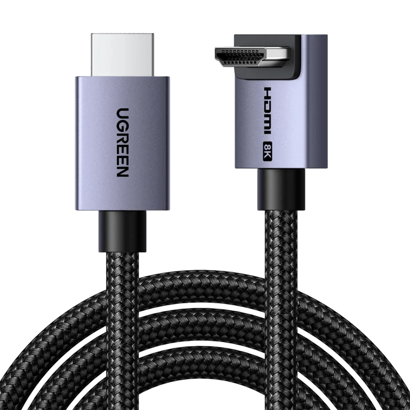UGREEN HDMI-2.1-Kabel mit 90-Grad-Winkel (8K 60Hz, 48 Gbps)