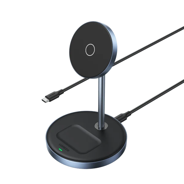 UGREEN 15W 2-IN-1 Magnetischer Kabelloser Ladeständer