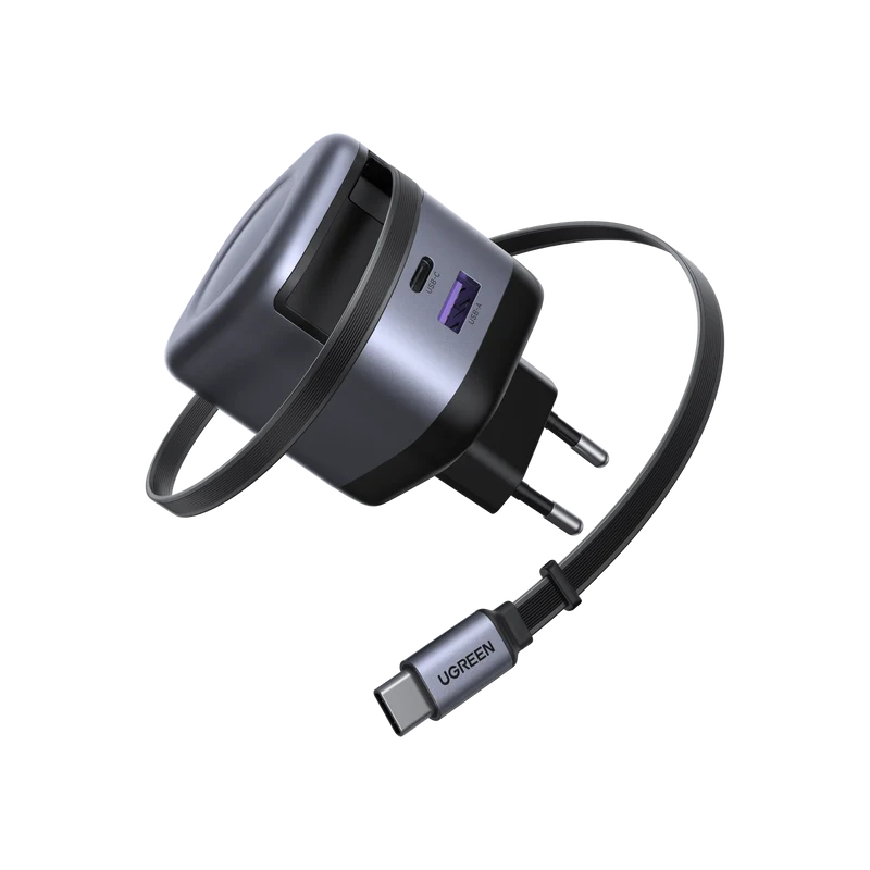 UGREEN Nexode 45W Charger with Retractable USB-C Cable