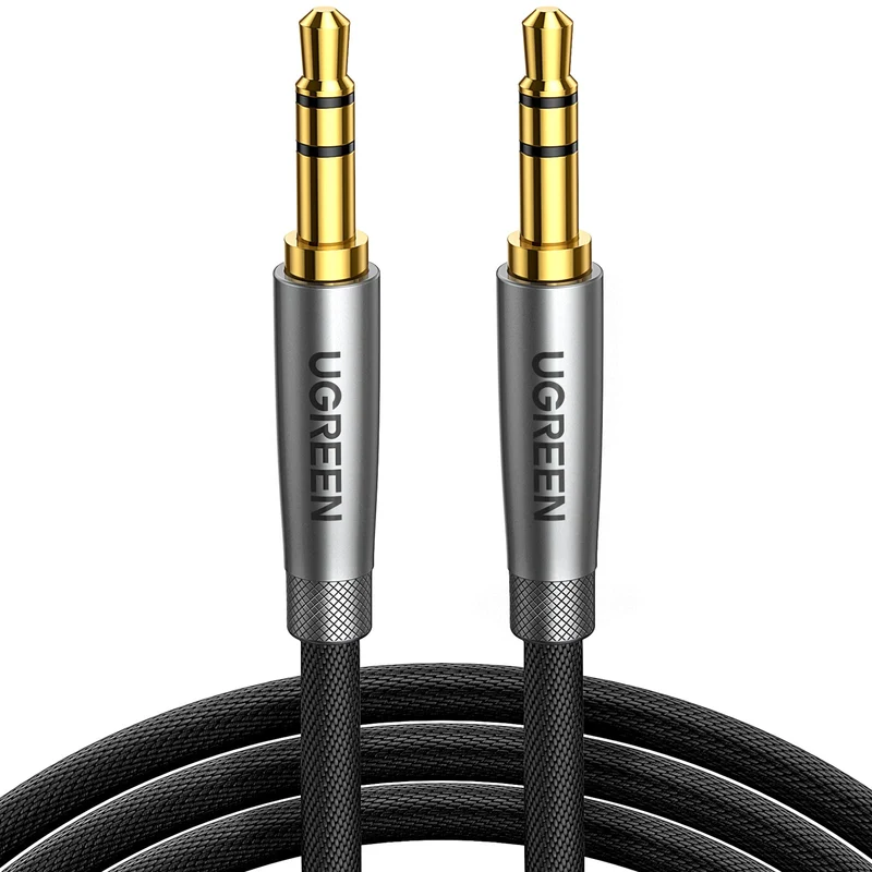 UGREEN Aux Cable 0.3 cm Male HiFi Stereo Cable Audio Mini Jack (1M)