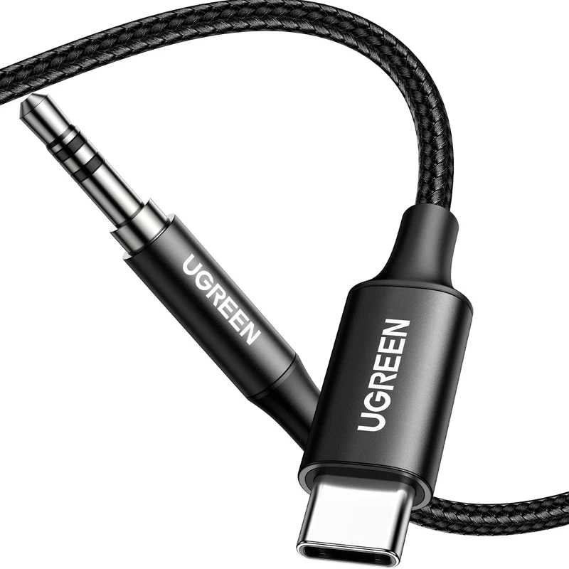 UGREEN USB C to 0.3 cm Jack Cable with DAC Chip 1M Aux Type C to 0.3 cm