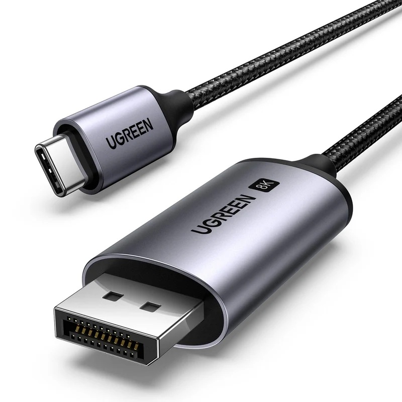 UGREEN USB C to DisplayPort 1.4 Cable 8K 60Hz 30Hz Thunderbolt 4 3 DP1.4 3M