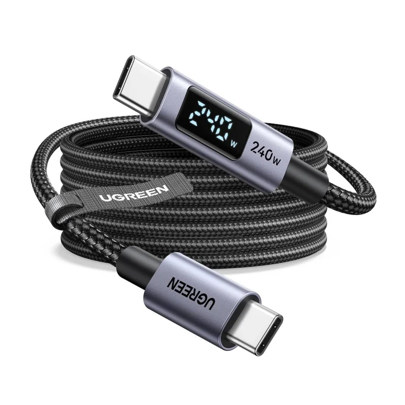 UGREEN Nexode USB C Cable 240W PD 3.1 with LCD Display 48V 5A (3M)