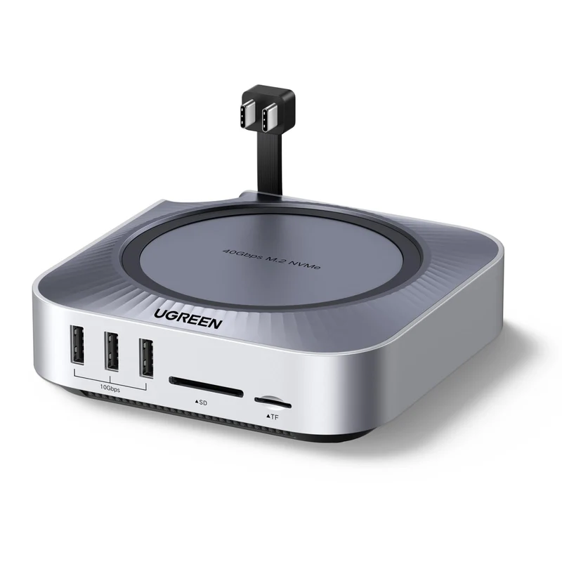 UGREEN USB4.0 40Gbps Docking Station Compatible with Mac Mini M4 y M4 Pro