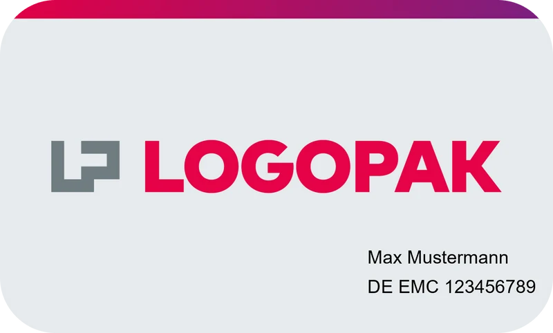Logopak-Ladekarte