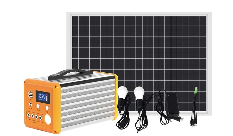 Sl62-Q1 Kleines Kraftwerk 120 W mit 50 W Solarpanel und 5-Meter-Glühbirne