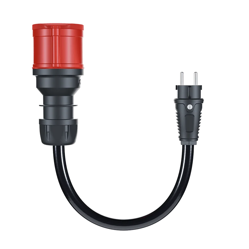 go-e Adapter Gemini flex 22 kW auf Haushaltssteckdose