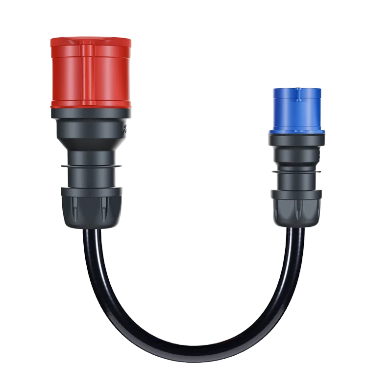 go-e Adapter Gemini flex 22 kW auf CEE blau 16 A (Campingstecker)