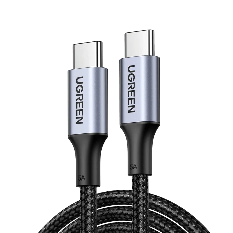Ugreen USB-C to USB-C 100W 5A Charger Cable (Nylon Braided)