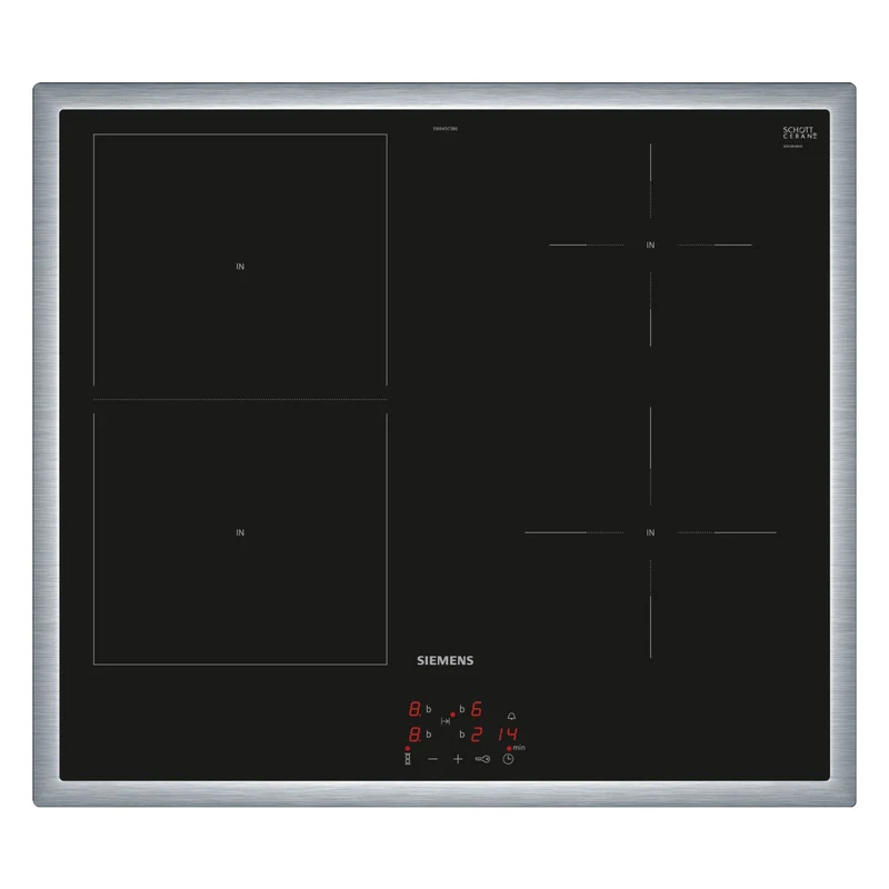 Siemens iQ500 EM645CSB6E Integriert 60 cm Zonen-Induktionskochfeld 4 Zone(n)