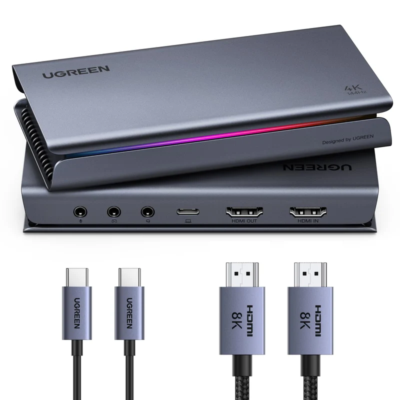 UGREEN HDMI 2.1 4K 144Hz Video Capture Card in USB 3.2 Gen 2 Loop
