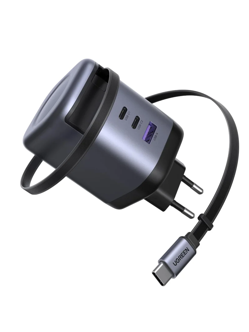 UGREEN Nexode Cargador 100W con cable USB-C retráctil