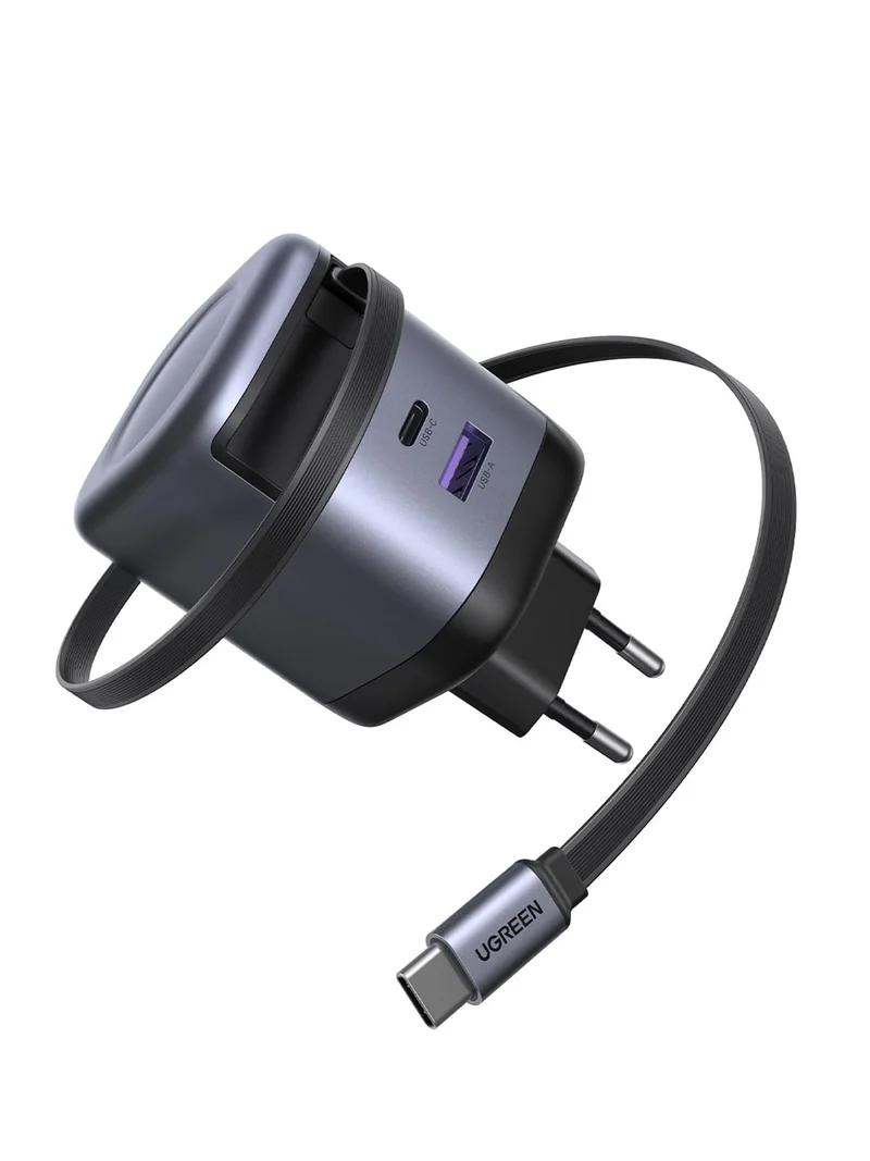 UGREEN Nexode Cargador 65W con cable USB-C retráctil