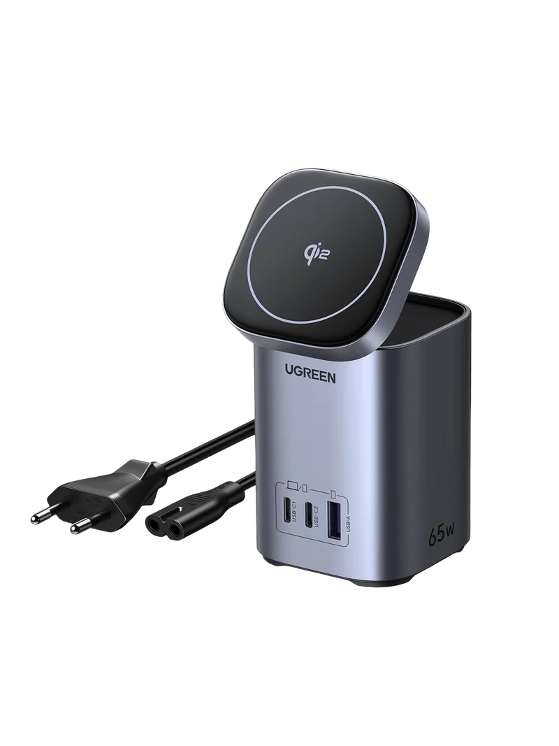 UGREEN Nexode GaN Charger (65W, Qi2 15W, 4-in-1)