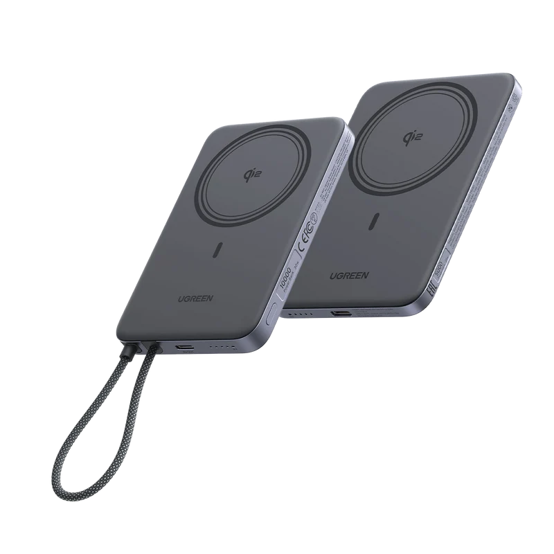 UGREEN MagFlow Air Magnetic Power Bank Bundle (10,000mAh + 5,000mAh, Qi2 15W)