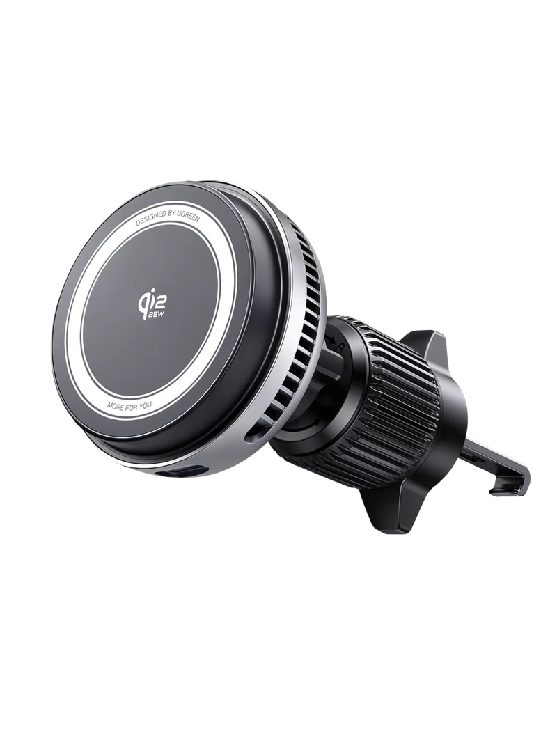 UGREEN MagFlow Pro 25W Wireless Car Mount Charger (MagSafe,Qi2.2,iPhone 17–12 Series)