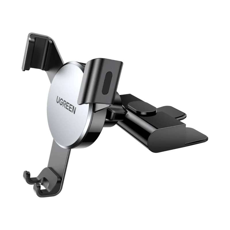 UGREEN Car Phone Mount CD Slot Gravity Car Phone Holder Free Angle Rotation