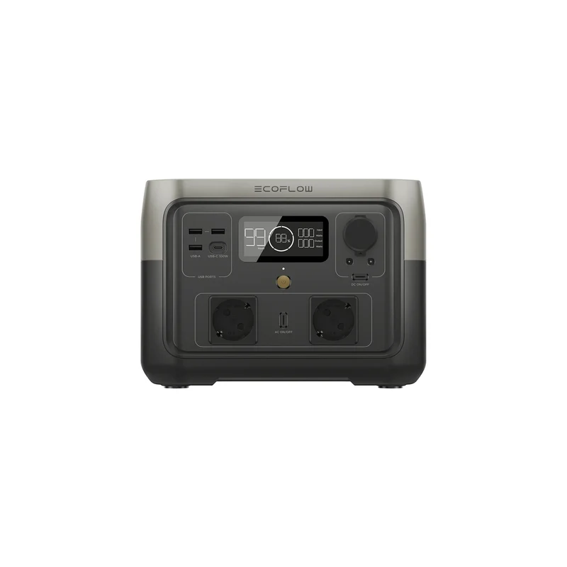 EcoFlow RIVER 2 Max tragbare Powerstation 512 Wh LiFePO4 - 0 % MwSt. (gem. § 12 Abs.3 UStG)