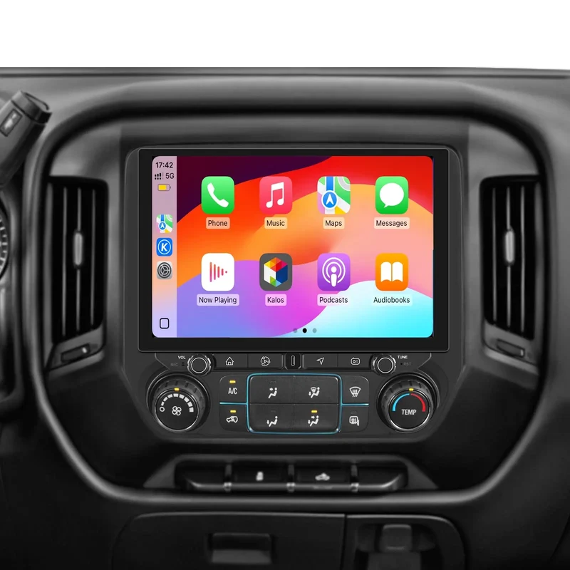 AWESAFE 64GB Car Radio Stereo Upgrade with Wireless CarPlay & Android Auto for Chevy Silverado 2014-2024